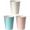 Jednorazový papierový pohár Beautiona, farebný, 250 ml, 50 ks