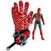 Spiderman vystreľujúca rukavica s postavičkou