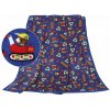 Bellatex Ella prikrývka tmavě modrá staveniště 100x155