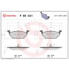 Sada brzdových platničiek kotúčovej brzdy BREMBO P 85 041