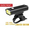 LED bicyklové svietidlo Gaciron V9C-800 Limited Edition, USB nabíjateľný, Praktik Set