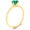 Zásnubný prsteň The Journey: žlté zlato, smaragd - TJ-R3-SZMD-Z SAVICKI