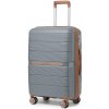 British Traveller K2392L Kufor spinner 76cm Sivý Polypropylén