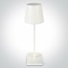 One Light Portable stolová lampa 1x3.5 W biela 61082/W