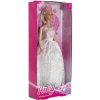 Bábika nevesta Anlily v šatách plast 28cm 3 farby v krabici 14x32x5cm