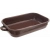 Smaltovaný pekáč BROWN s uchami 45,5×24 cm – 6,3 l