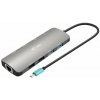 Dokovacia stanica i-tec USB-C Metal Nano 2x HDMI Docking Station, PD 100W (C31NANOHDM2DOCPD)