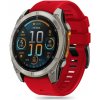 Tech-Protect Silicone Line remienok na Garmin Fenix 5x / 5x Plus / 6x / 6x Pro / 7x / 8 51mm, red