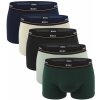 Boss essential cotton stretch beige & dark green color combo
