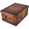 AB LINE 23620DI Kartónový box WOOD BROWN MAXI 51x37x24 cm