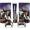 Polep na konzoli - PS5 SLIM diskovou verzi - Fortnite v2, TN-P5SDisc-0377