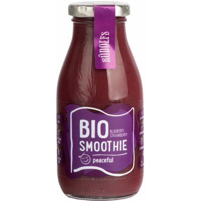 Rudolfs Smoothie čučoriedka jahoda bio 260 ml