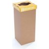 Odpadkový kôš na triedený odpad, recyklovaný, HU popis, 50 l, RECOBIN 
