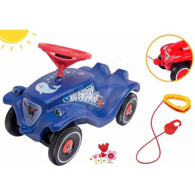 BIG set auto Ocean Bobby Car Classic modré a ťažné lano ako darček 56109-4
