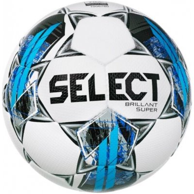 Select FB BRILLANT SUPER Futbalová lopta, biela, 5