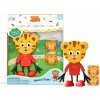 Sada Figúrka Daniel Tiger a 2 senzorické svietiace kocky do vody