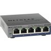 Netgear GS105E ProSafe Plus Switch, 5-portový gigabitový, konfigurovateľný pre PC