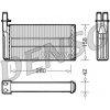 DENSO Výměník tepla, vnitřní vytápění DRR25001