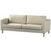 Dekoria Poťah na sedačku Karlstad (rozkladací, 3-miestny, krátky), béžová, 224 x 89 x 64 cm, Madrid, 161-59