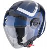 Moto přilba SCORPION EXO-CITY II RIVA modro/černá - Velikost XL