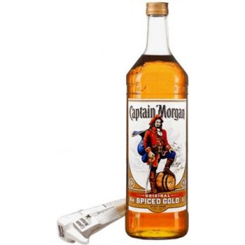 Captain Morgan Spiced Gold 35% 3 l (čistá fľaša s pumpou)