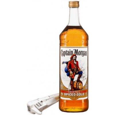 Captain Morgan Spiced Gold 35% 3 l (čistá fľaša s pumpou)