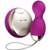 Lelo Hula Beads Deep Rose - rotačné a vibrujúce guľôčky s diaľkovým ovládaním