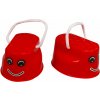 KIK KX7532 Detské chodúle plast 10 x 5,5 x 6cm 2 ks červené