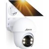 WiFi kamera / Anran Q01 - 40W / rozlíšenie 4MP / batéria 9600mAh / Solárne napájanie / biela 661514