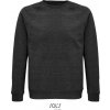 SOL´S SPACE / Unisex bio raglánová mikina - charcoal melange XXXL