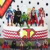 Avengers - Sada 6 ks figúrok a dekorácie toppery 24 ks