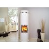 Hark Bella Rosa 5 Viva ECO plus keramika creme weiss 7kw teplovzdušné krbové kachle