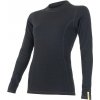 SENSOR DOUBLE FACE MERINO WOOL dámské triko dl.ruk. černá L