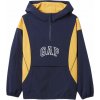 Chlapčenská bunda GAP, NYLON ANORAK tmavo modrá,žltá,biela S
