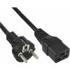 PremiumCord Kabel síťový k počítači 230V 16A 1,5m IEC 320 C19 konektor