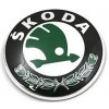 Znak ŠKODA 90mm čierna zelená 3U5853621B