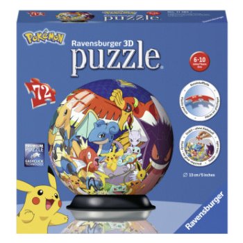 Ravensburger 3D Puzzleball Pokemon 72 ks