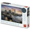 Puzzle 1000 Soumrak nad Tower Bridge neon - autor neuvedený