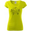 Kameň nožnice papier Spock - Dámske tričko Pure - XL ( Limetková )
