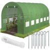Záhradný fóliový tunel skleník rozkladací 3x6x2m zelená