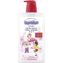 Bambino Kids 2 v 1 Bolek a Lolek Flamingo gél na umývanie tela a vlasov 1000 ml