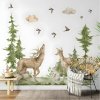 IZMAEL Samolepka na stenu/Tapeta Forest 80 x 108 cm