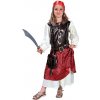 Deluxe pirate girl - kostým - výška 140 cm