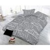 XPOSE® Mikrosaténové obliečky DORA - sivé 140x200 cm, 70x90 cm, Mikrosatén + Predĺžená možnosť vrátenia tovaru do 50 dní
