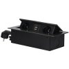 Výklopný blok zapustený ORNO OR-AE-13126/GR, 2x 230V a 2x USB, grafitová