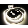 HIBRIGHT Kompletná sada LED pásik 5m, SMD 3014, 120 led/m, 9,5W/m, neutrálna biela, IP20, adaptér 60W