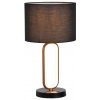 RABALUX 74044 Domiro stolná lampa D250mm 1xE27+LED 8W/300lm 3000K zlatá, čierna