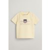TRIČKO GANT ARCHIVE SHIELD SS T-SHIRT VANILLA YELLOW
