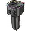Blavec Flash TR-02 FM Transmitter MP3, Bluetooth, USB-A/USB-C PD 30W, čierny