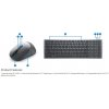 DELL Multi-Device Wireless Keyboard and Mouse - KM7120W - Czech/Slovak KM7120W-GY-CSK